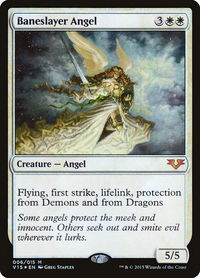 Baneslayer Angel - From the Vault: Angels (V15) #6 - Mythic Magic: The Gathering Trading Card
