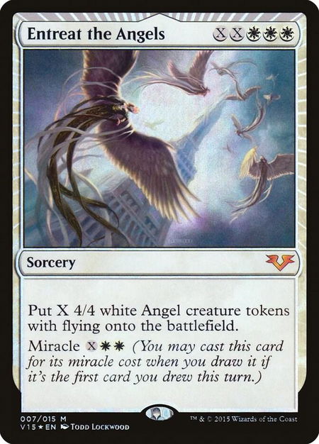 Entreat the Angels - From the Vault: Angels Magic: The Gathering trading card