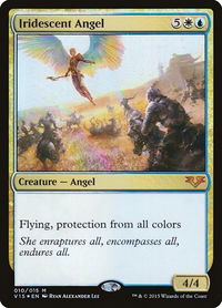 Iridescent Angel - From the Vault: Angels (V15) #10 - Mythic Magic: The Gathering Trading Card