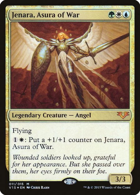 Jenara, Asura of War - From the Vault: Angels Magic: The Gathering trading card