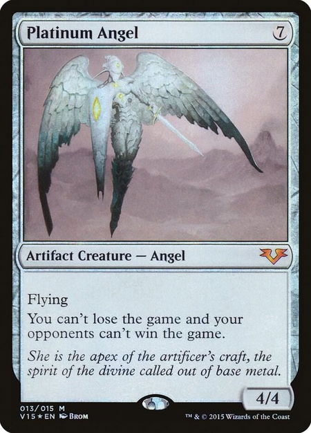 Platinum Angel - From the Vault: Angels Magic: The Gathering trading card