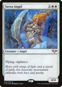 Serra Angel - From the Vault: Angels (V15) #14 - Mythic Magic: The Gathering Trading Card