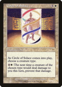 Circle of Solace - Onslaught (ONS) #13 - Rare Magic: The Gathering Trading Card