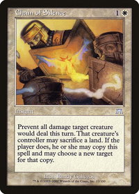 Chain of Silence - Onslaught (ONS) #12 - Uncommon Magic: The Gathering Trading Card