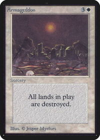 Armageddon - Alpha Edition (LEA) #2 - Rare Magic: The Gathering Trading Card