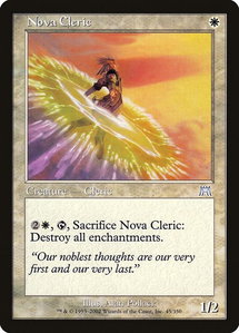 Nova Cleric - Onslaught (ONS) #45 - Uncommon Magic: The Gathering Trading Card
