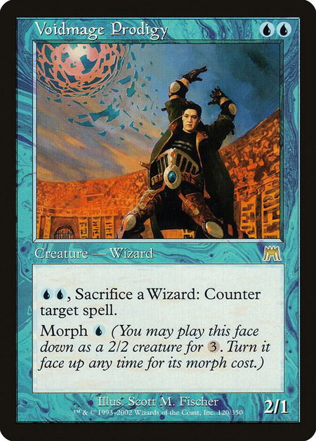 Voidmage Prodigy - Onslaught Magic: The Gathering trading card
