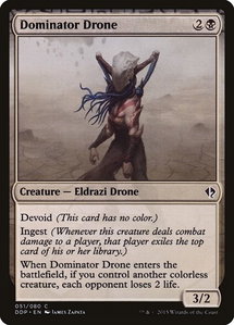 Dominator Drone - Duel Decks: Zendikar vs. Eldrazi (DDP) #51 - Common Magic: The Gathering Trading Card