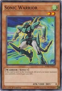 Sonic Warrior - Structure Deck: Synchron Extreme (SDSE) #SDSE-EN012 - Common / Short Print YuGiOh Trading Card