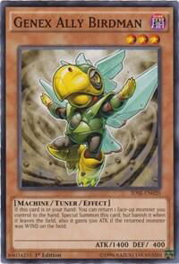 Genex Ally Birdman - Structure Deck: Synchron Extreme (SDSE) #SDSE-EN020 - Common / Short Print YuGiOh Trading Card