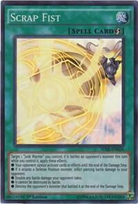 Scrap Fist - Structure Deck: Synchron Extreme (SDSE) #SDSE-EN024 - Super Rare YuGiOh Trading Card