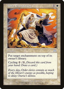 Aura Extraction - Onslaught (ONS) #5 - Uncommon Magic: The Gathering Trading Card