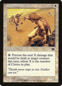 Battlefield Medic - Onslaught (ONS) #9 - Common Magic: The Gathering Trading Card