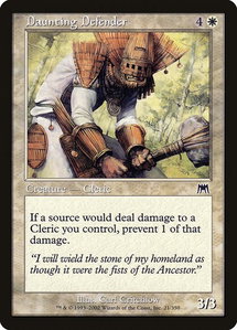 Daunting Defender - Onslaught (ONS) #21 - Common Magic: The Gathering Trading Card