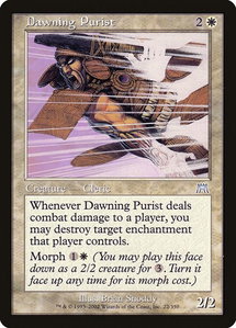 Dawning Purist - Onslaught (ONS) #22 - Uncommon Magic: The Gathering Trading Card