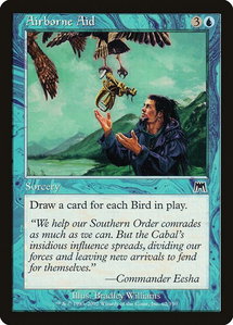 Airborne Aid - Onslaught (ONS) #62 - Common Magic: The Gathering Trading Card