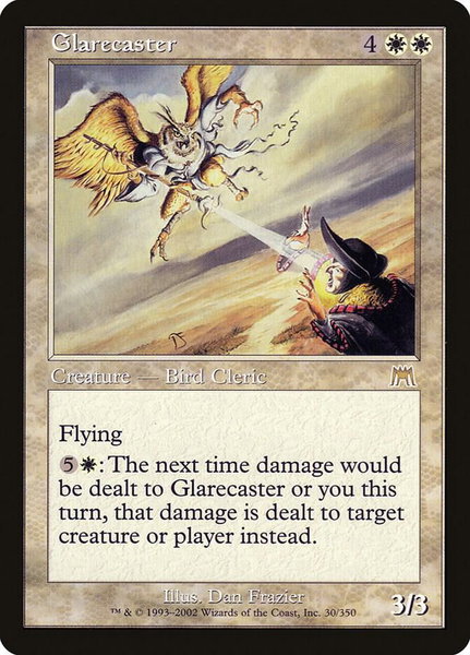 Glarecaster trading card from Onslaught Glarecaster - Onslaught Magic: The Gathering trading card