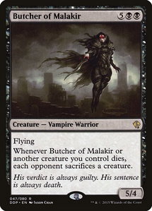 Butcher of Malakir - Duel Decks: Zendikar vs. Eldrazi (DDP) #47 - Rare Magic: The Gathering Trading Card