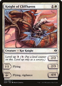 Knight of Cliffhaven - Duel Decks: Zendikar vs. Eldrazi (DDP) #5 - Common Magic: The Gathering Trading Card