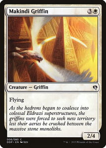 Makindi Griffin - Duel Decks: Zendikar vs. Eldrazi (DDP) #6 - Common Magic: The Gathering Trading Card