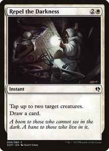 Repel the Darkness - Duel Decks: Zendikar vs. Eldrazi (DDP) #8 - Common Magic: The Gathering Trading Card