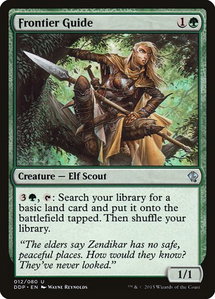 Frontier Guide - Duel Decks: Zendikar vs. Eldrazi (DDP) #12 - Uncommon Magic: The Gathering Trading Card