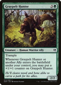 Graypelt Hunter - Duel Decks: Zendikar vs. Eldrazi (DDP) #13 - Common Magic: The Gathering Trading Card