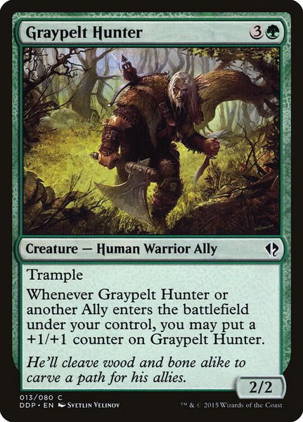 Graypelt Hunter - Duel Decks: Zendikar vs. Eldrazi Magic: The Gathering trading card