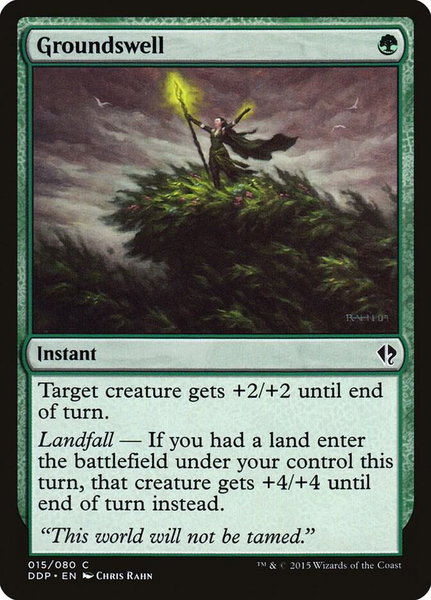 Groundswell - Duel Decks: Zendikar vs. Eldrazi Magic: The Gathering trading card