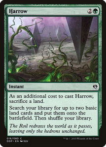 Harrow - Duel Decks: Zendikar vs. Eldrazi (DDP) #16 - Common Magic: The Gathering Trading Card