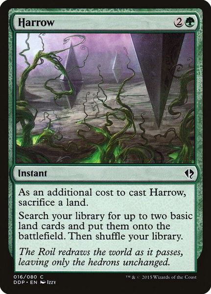 Harrow trading card from Duel Decks: Zendikar vs. Eldrazi Harrow - Duel Decks: Zendikar vs. Eldrazi Magic: The Gathering trading card
