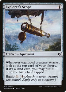 Explorer's Scope - Duel Decks: Zendikar vs. Eldrazi (DDP) #28 - Common Magic: The Gathering Trading Card