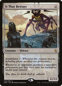 It That Betrays - Duel Decks: Zendikar vs. Eldrazi (DDP) #43 - Rare Magic: The Gathering Trading Card