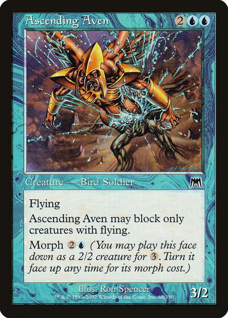 Ascending Aven - Onslaught Magic: The Gathering trading card