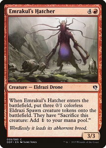 Emrakul's Hatcher - Duel Decks: Zendikar vs. Eldrazi (DDP) #59 - Common Magic: The Gathering Trading Card