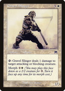 Gravel Slinger - Onslaught (ONS) #33 - Common Magic: The Gathering Trading Card