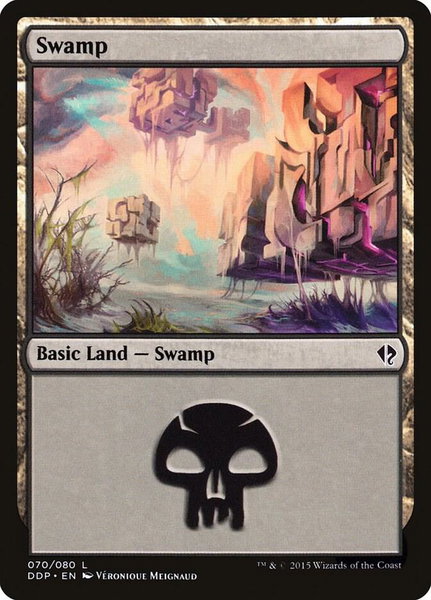 Swamp (070) - Duel Decks: Zendikar vs. Eldrazi Magic: The Gathering trading card
