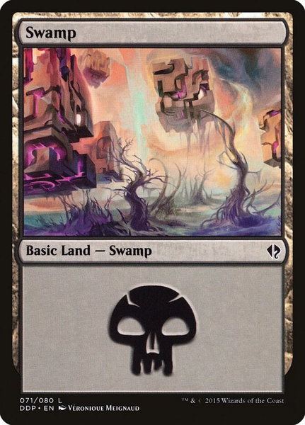 Swamp (071) trading card from Duel Decks: Zendikar vs. Eldrazi Swamp (071) - Duel Decks: Zendikar vs. Eldrazi Magic: The Gathering trading card