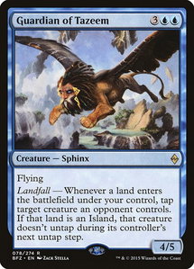 Guardian of Tazeem - Battle for Zendikar (BFZ) #78 - Rare Magic: The Gathering Trading Card