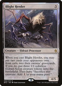 Blight Herder - Battle for Zendikar (BFZ) #2 - Rare Magic: The Gathering Trading Card