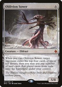 Oblivion Sower - Battle for Zendikar (BFZ) #11 - Mythic Rare Magic: The Gathering Trading Card