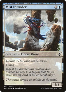 Mist Intruder - Battle for Zendikar (BFZ) #61 - Common Magic: The Gathering Trading Card