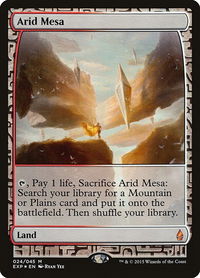 Arid Mesa - Zendikar Expeditions (EXP) #24 - Mythic Magic: The Gathering Trading Card