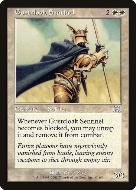 Gustcloak Sentinel - Onslaught Magic: The Gathering trading card