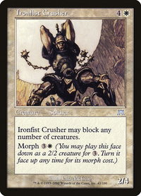 Ironfist Crusher - Onslaught (ONS) #42 - Uncommon Magic: The Gathering Trading Card