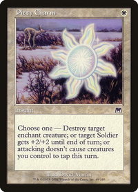 Piety Charm - Onslaught (ONS) #49 - Common Magic: The Gathering Trading Card