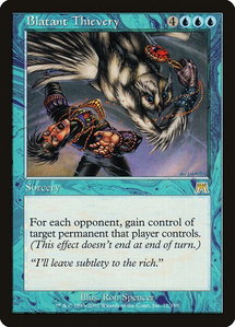 Blatant Thievery - Onslaught (ONS) #71 - Rare Magic: The Gathering Trading Card