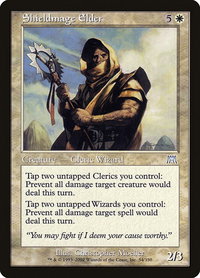 Shieldmage Elder - Onslaught (ONS) #54 - Uncommon Magic: The Gathering Trading Card