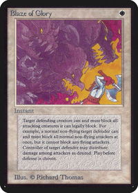 Blaze of Glory - Alpha Edition (LEA) #6 - Rare Magic: The Gathering Trading Card