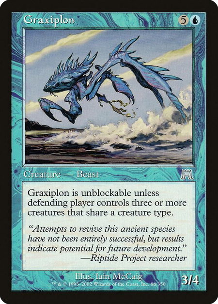Graxiplon - Onslaught Magic: The Gathering trading card